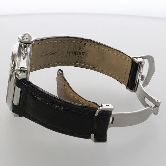 CARTIER W3106199 Pasha C Silver SS/leather AT - Picture 5 of 7